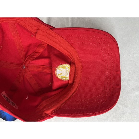 New Unisex Culturefly Marvel Iron Man Hat Strap Back Red Avengers Cap - Picture 8 of 12